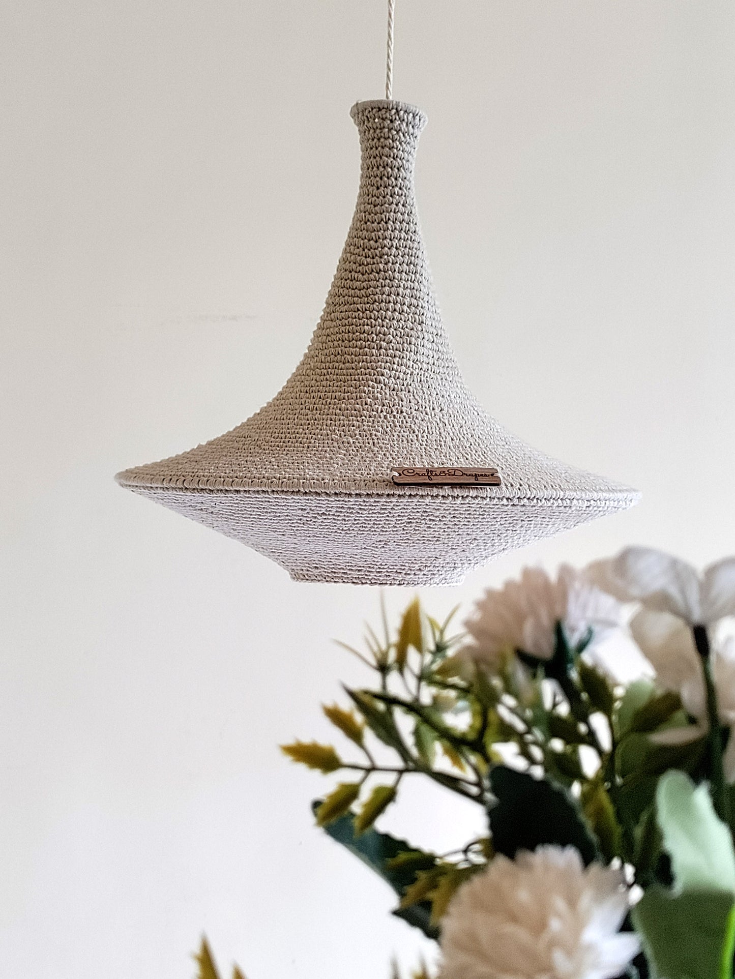 Modern Crochet Pendant Light |  AINE