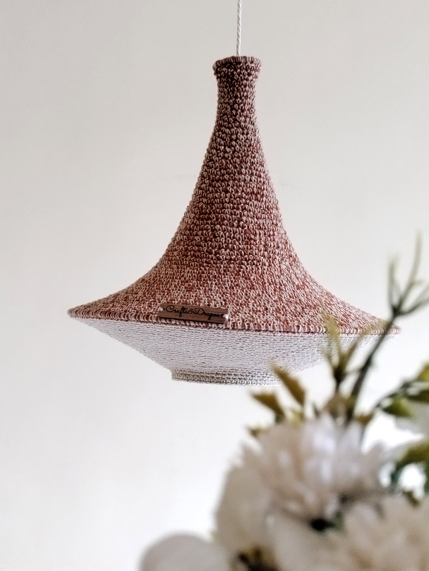 Modern Crochet Pendant Light |  AINE