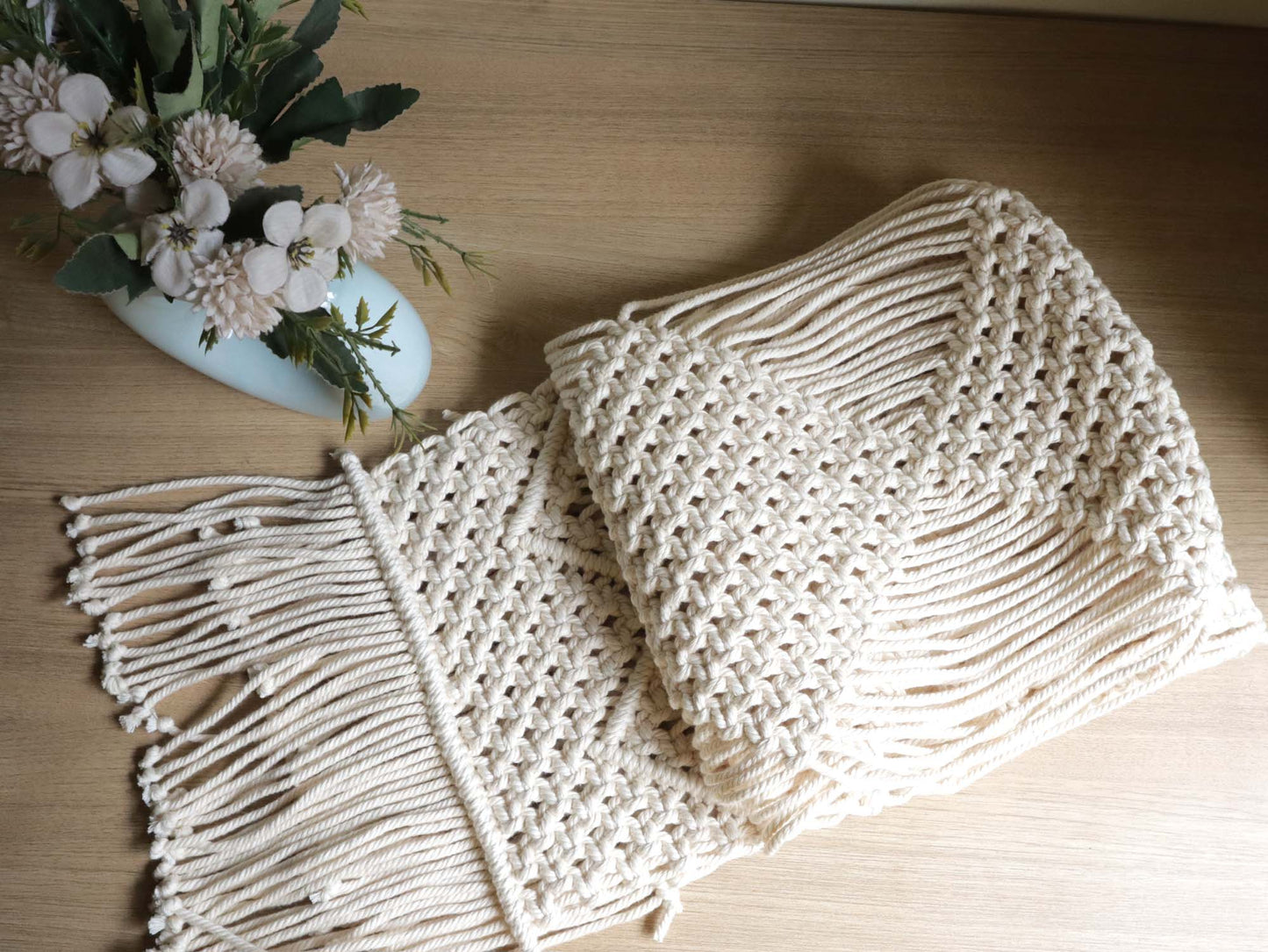 Macrame Table Decor