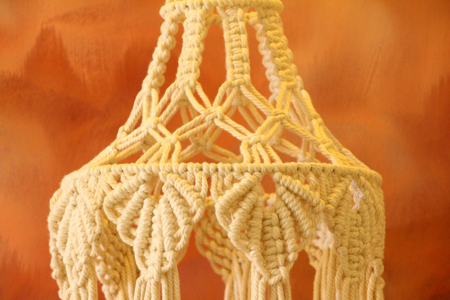 Boho Hanging Macrame Lamphade | GRACE