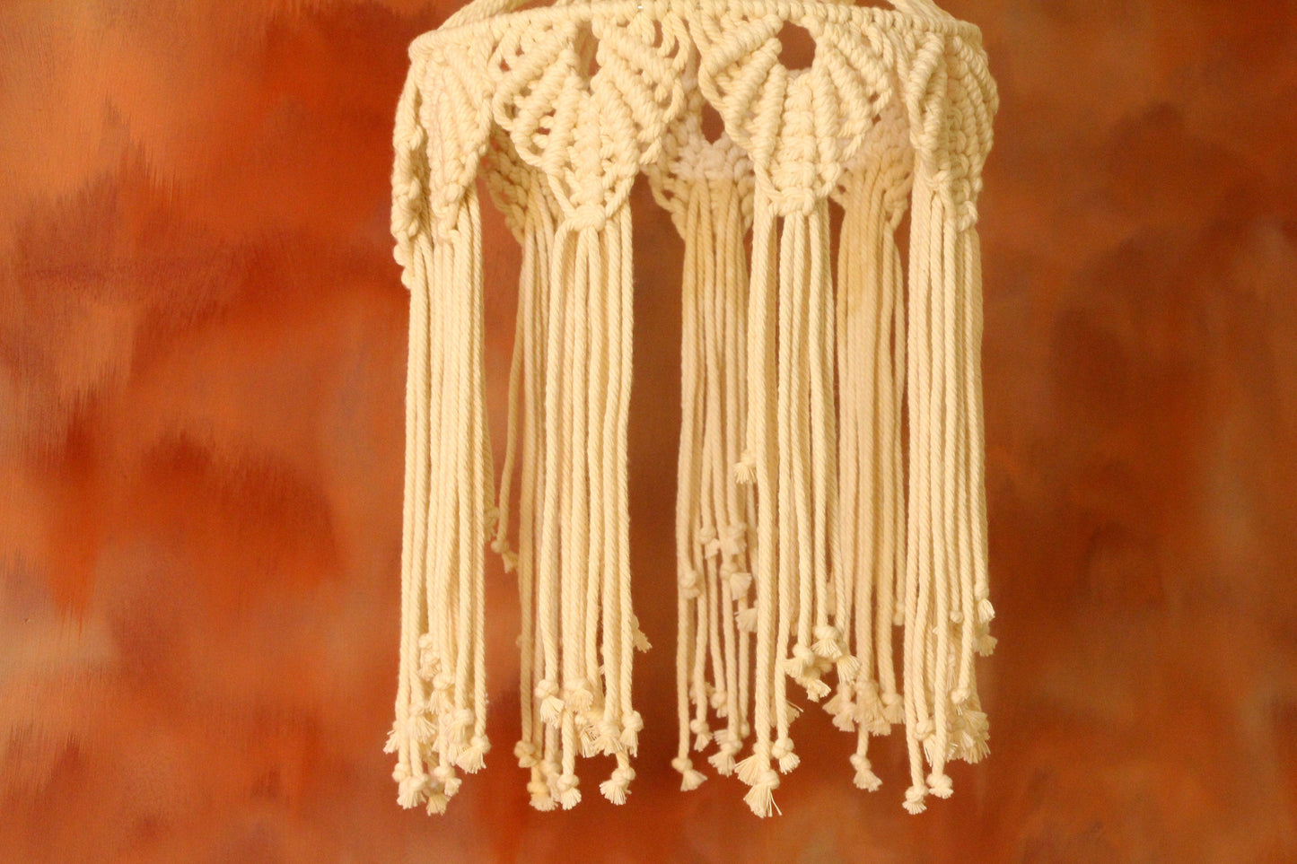 Boho Hanging Macrame Lamphade | GRACE