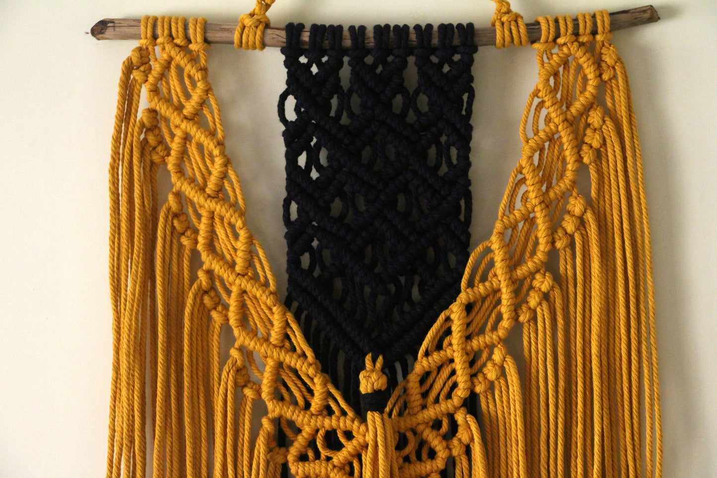 Macrame Wall Hanging | Black Mustard Wall Decor