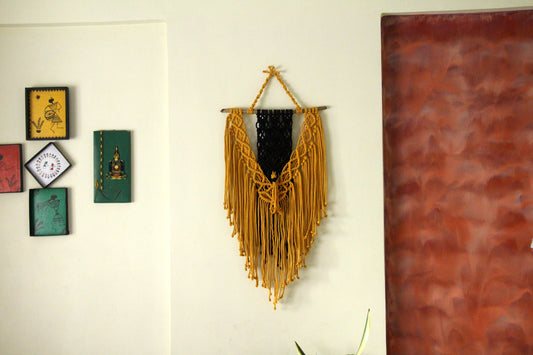 Macrame Wall Hanging | Black Mustard Wall Decor