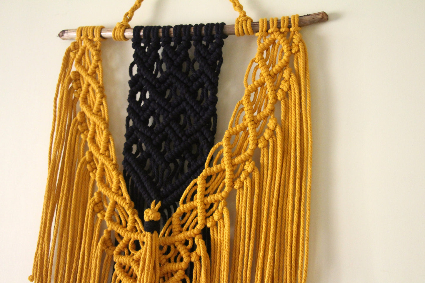 Macrame Wall Hanging | Black Mustard Wall Decor