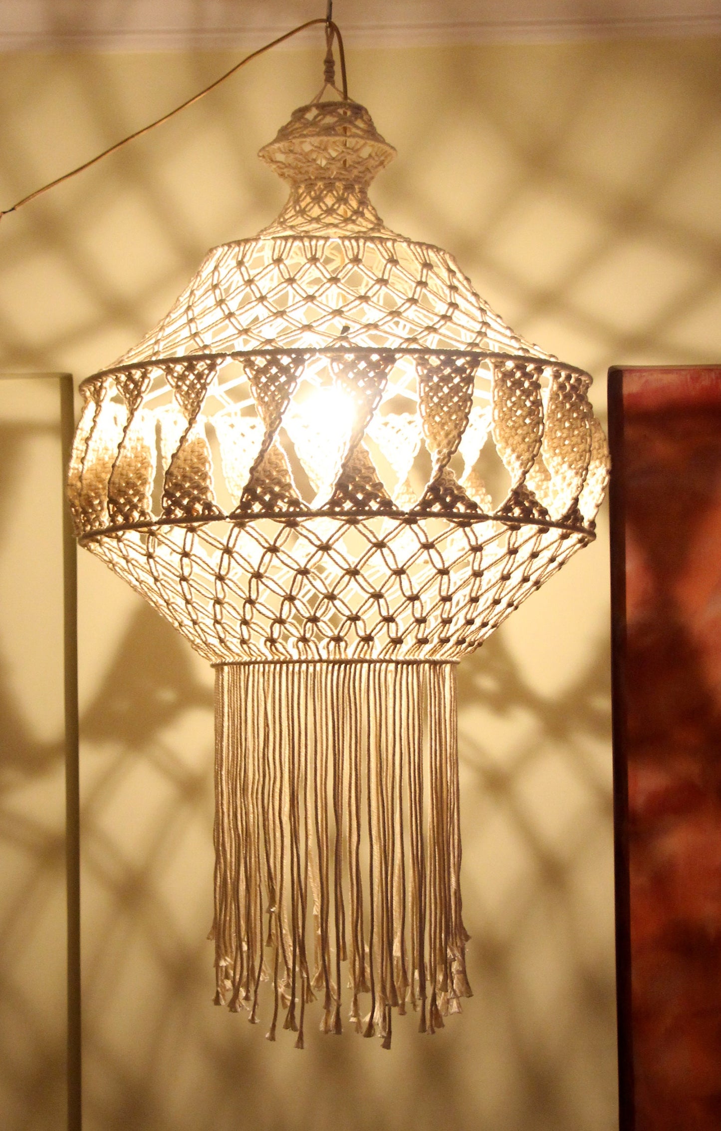 Boho Macrame Chandelier | MIRARI | Extra Large