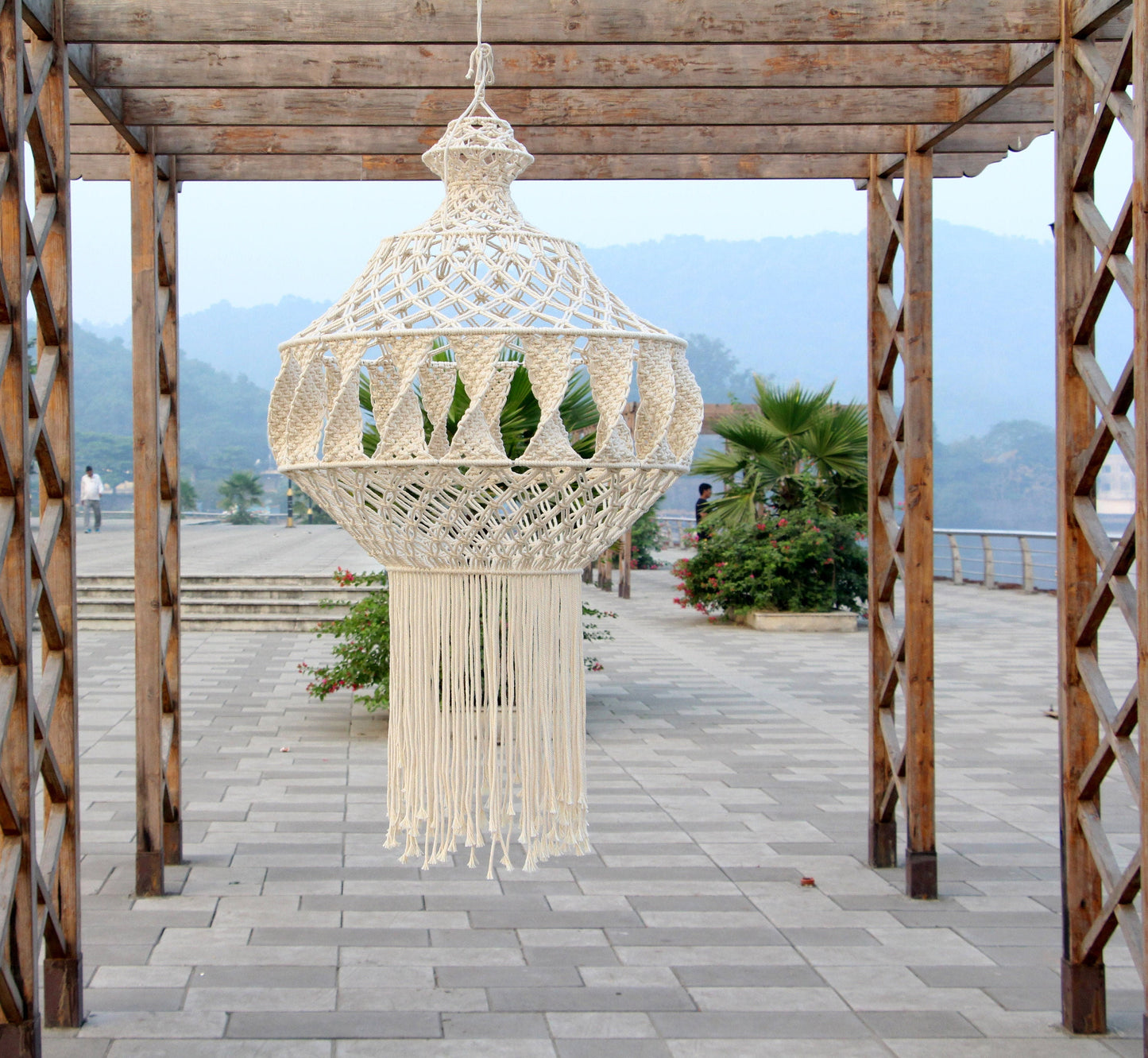 Boho Macrame Chandelier | MIRARI | Extra Large