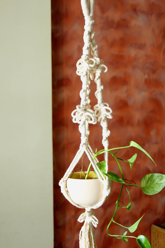 Boho Plant Hanger | Spiral Loop