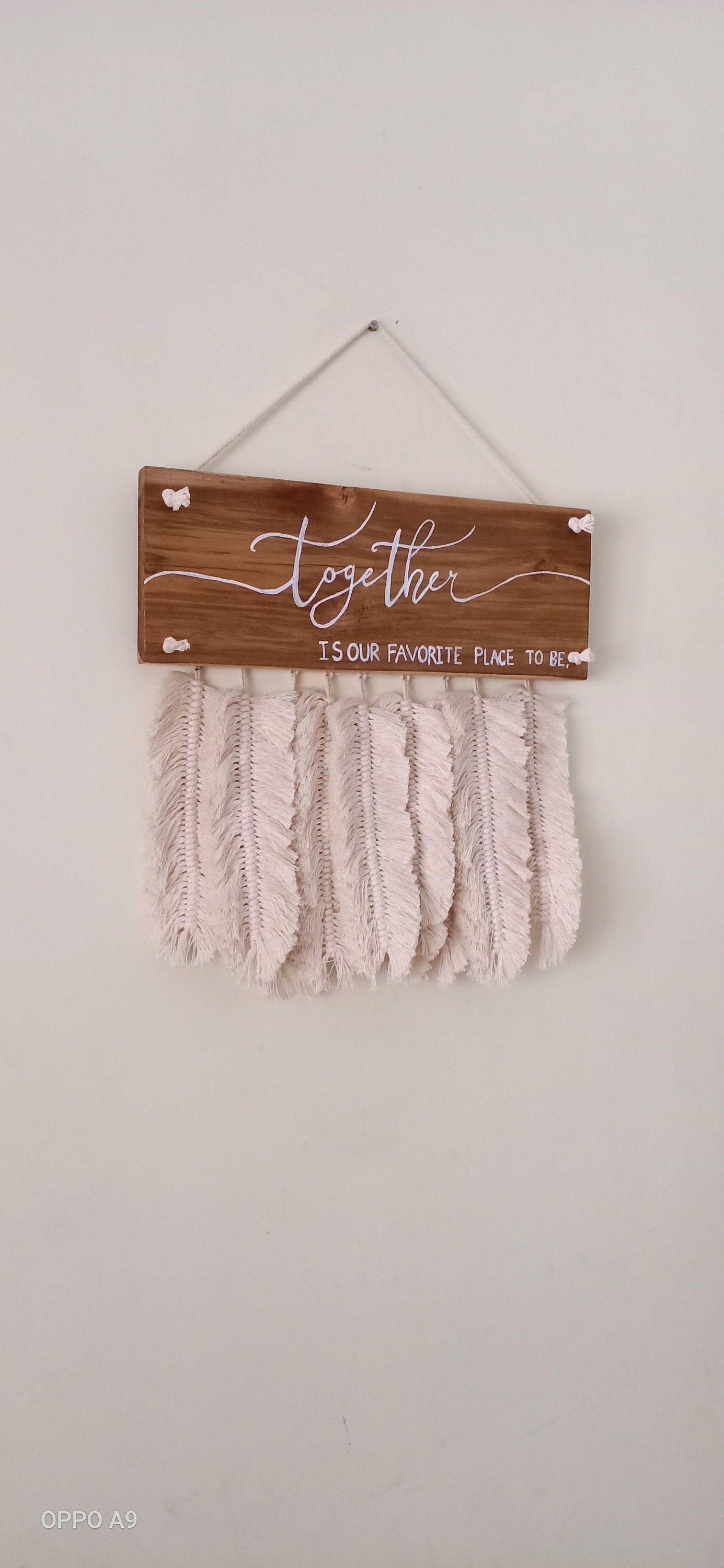 Boho Wooden Sign Board