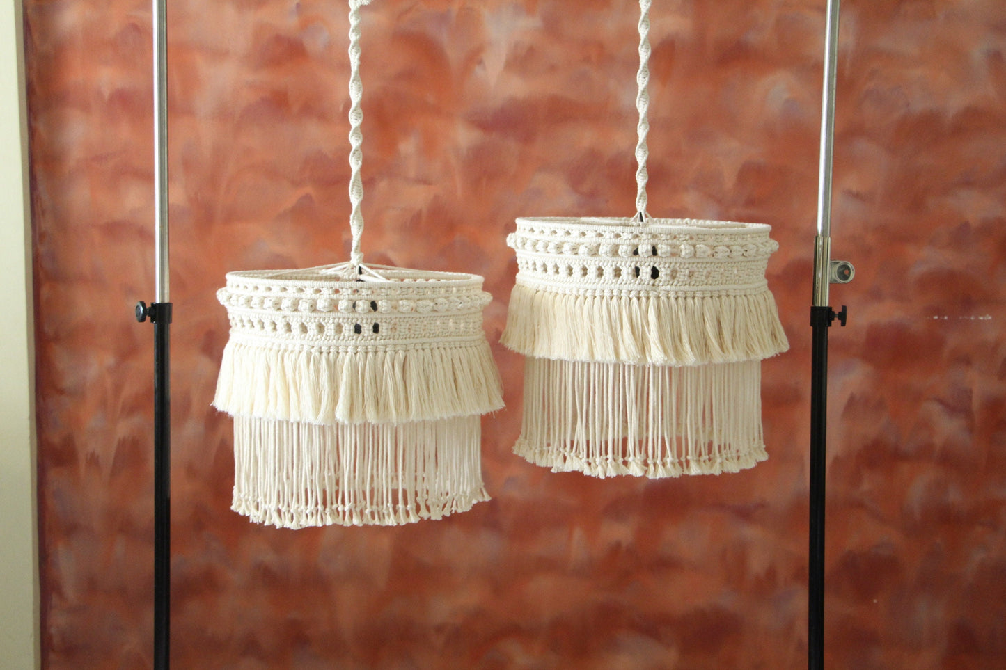 Boho Macrame Fringe Chandelier | CAIM