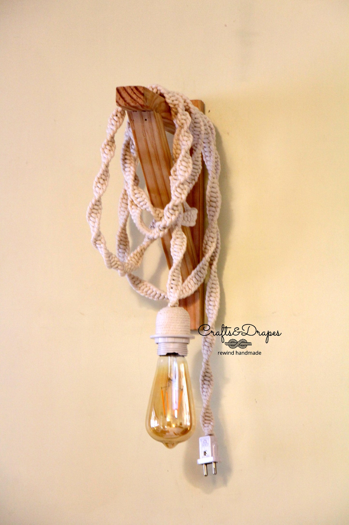 Macrame Rope Light