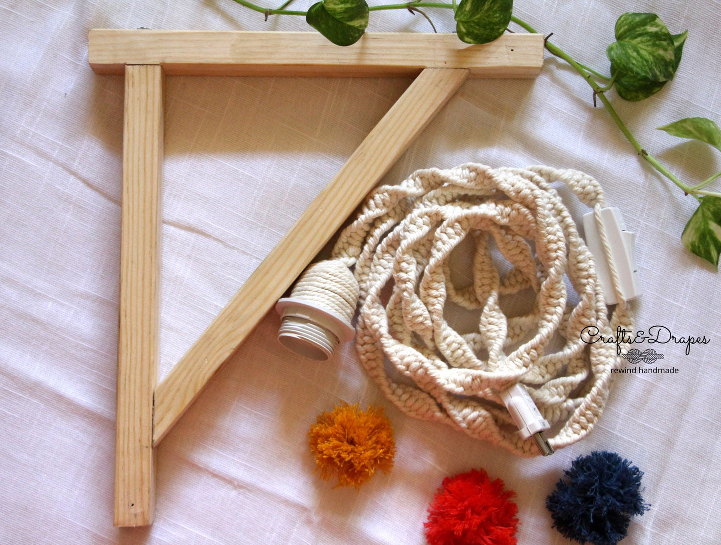 Macrame Rope Light