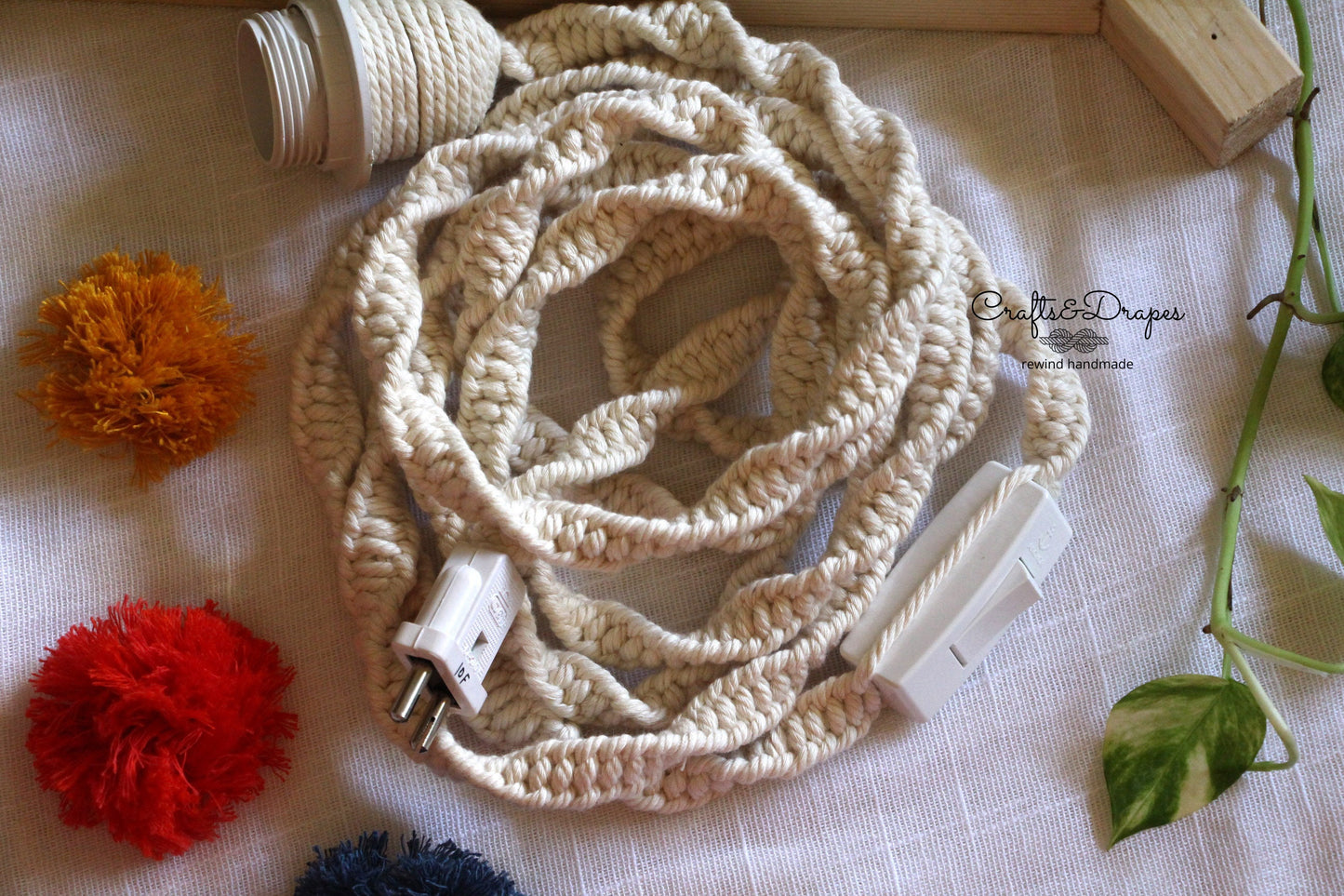 Macrame Rope Light