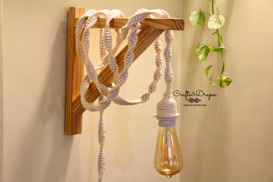 Macrame Rope Light