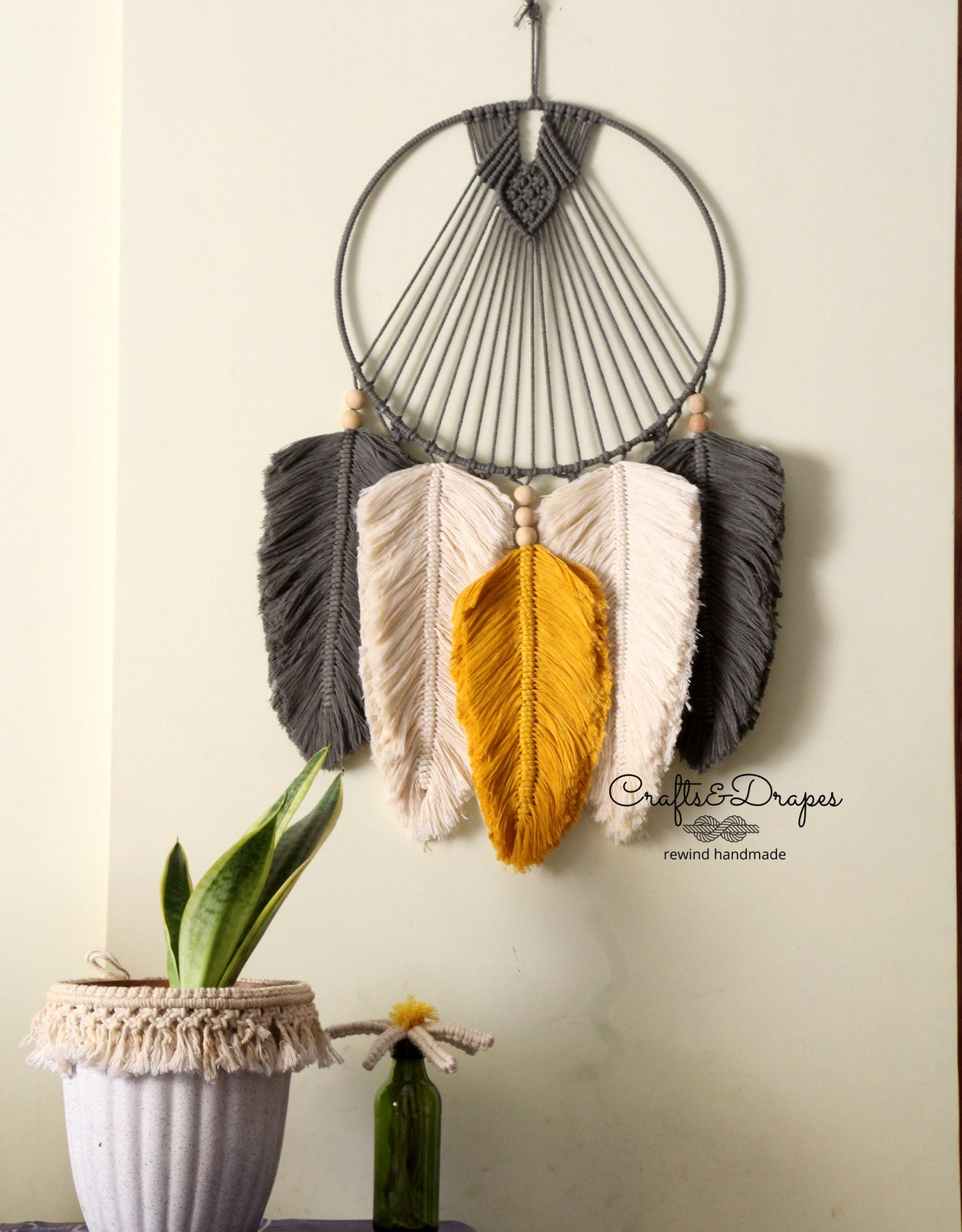 Macrame Feather DreamCatcher