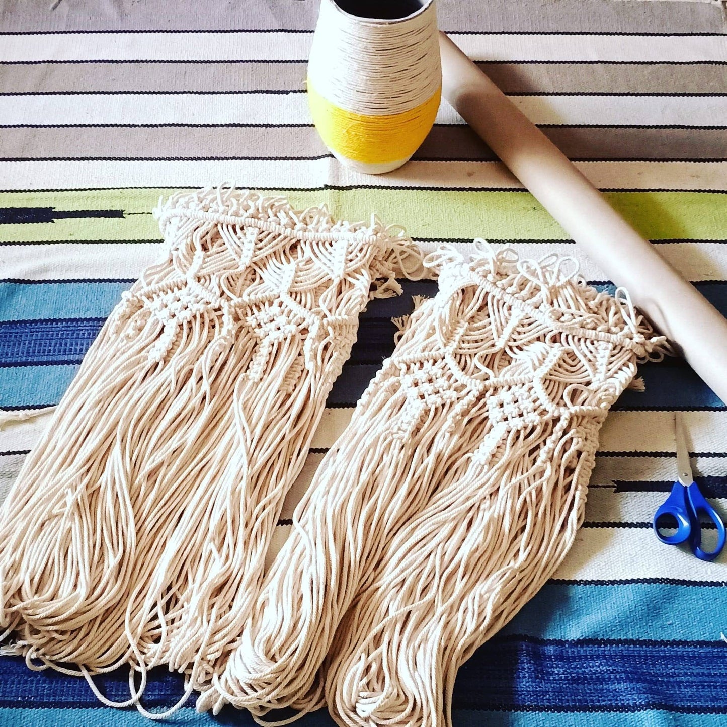 Boho Macrame Curtain