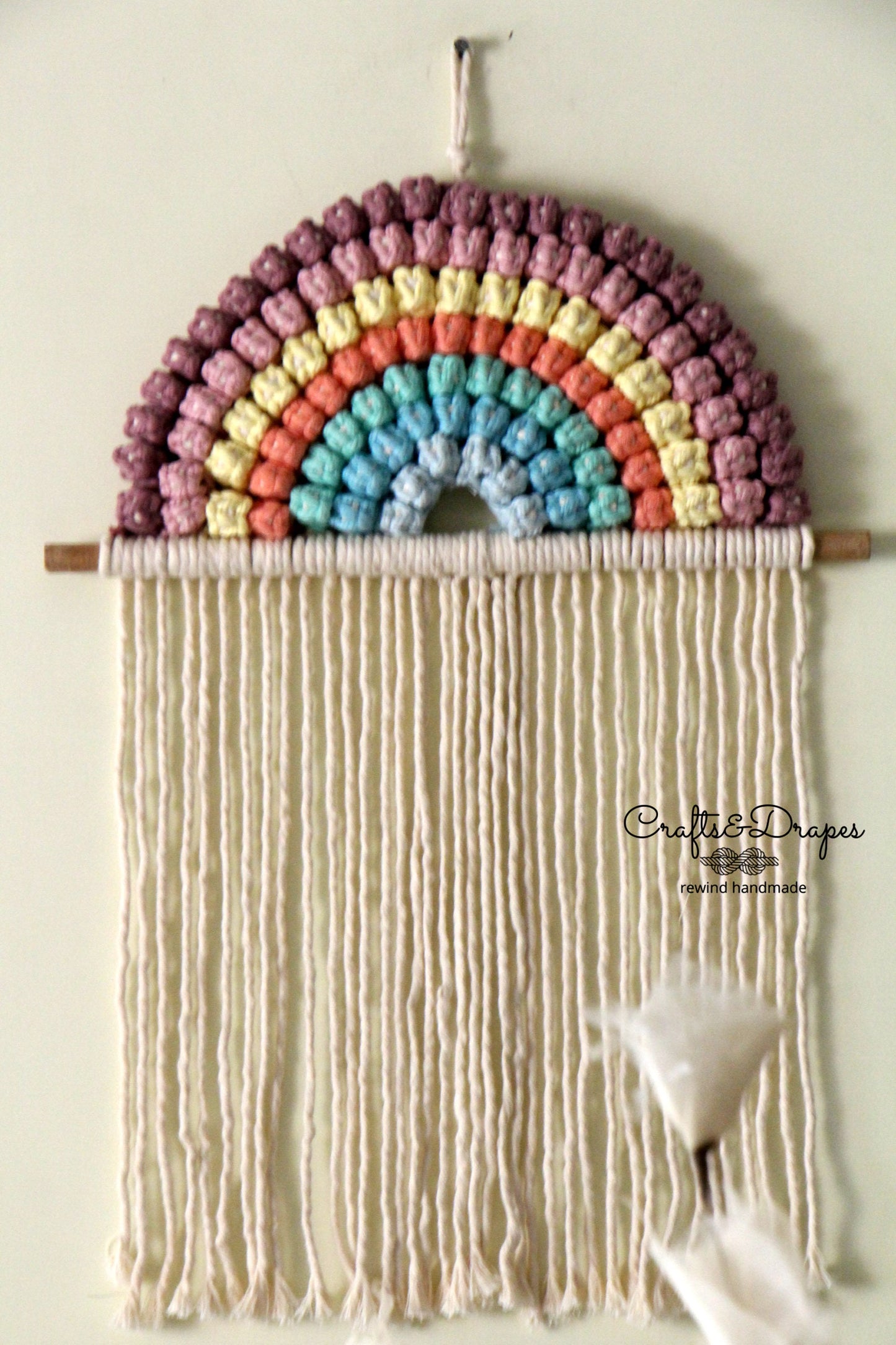 Macrame Rainbow Wall Hanging