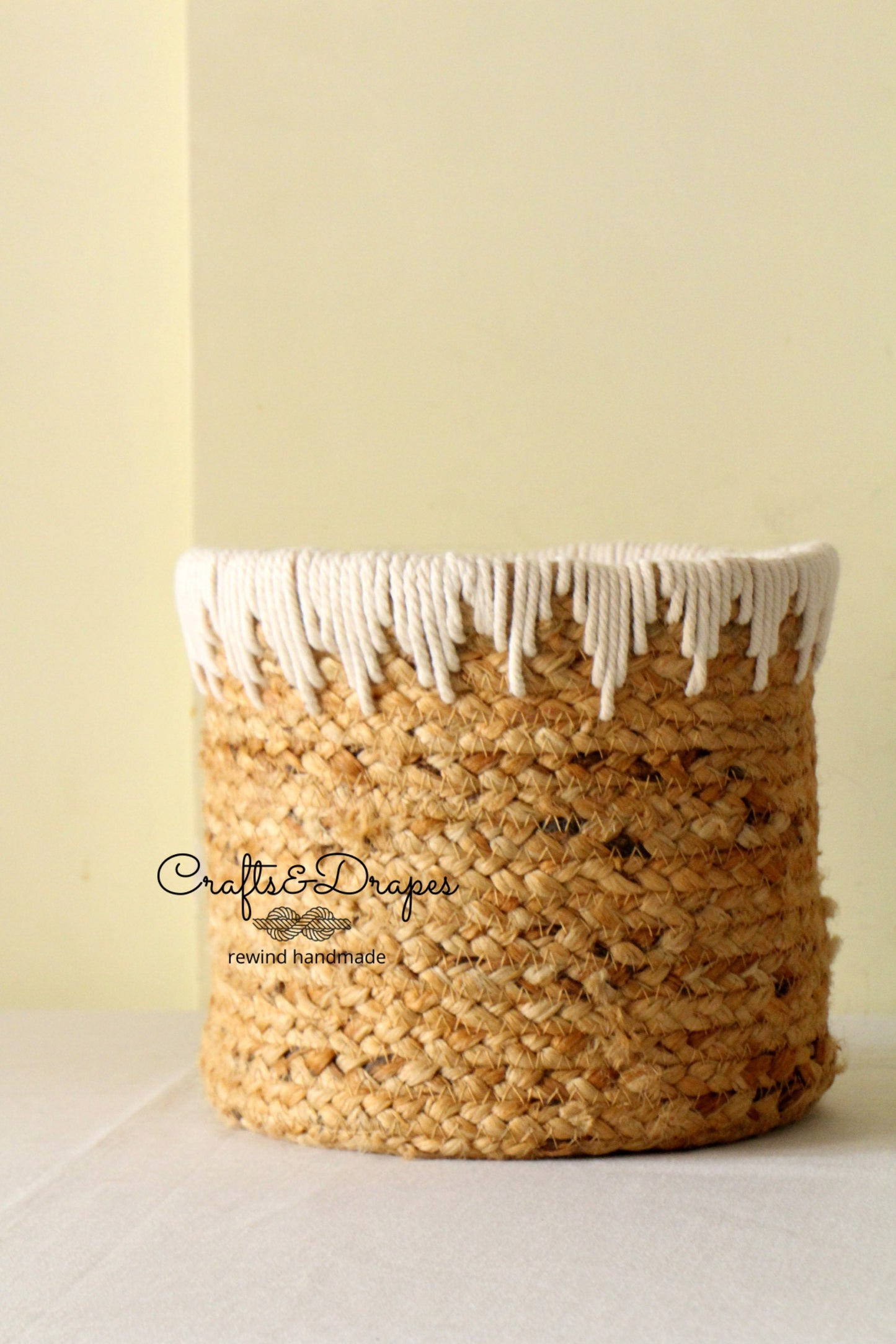 Macrame Jute Baskets