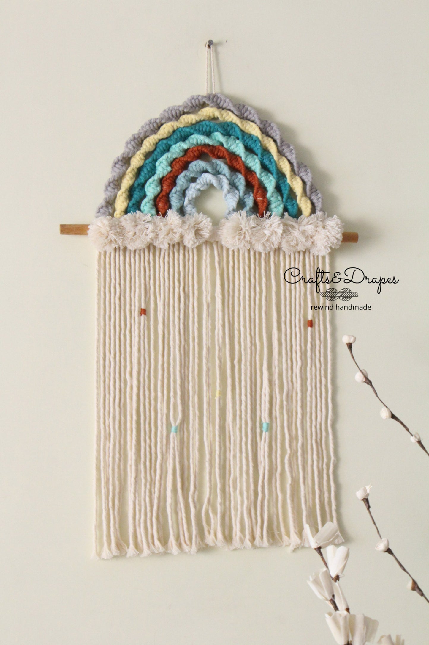 Macrame Rainbow Wall Hanging