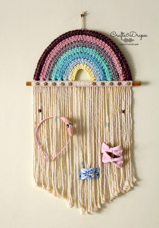 Macrame Rainbow Wall Hanging