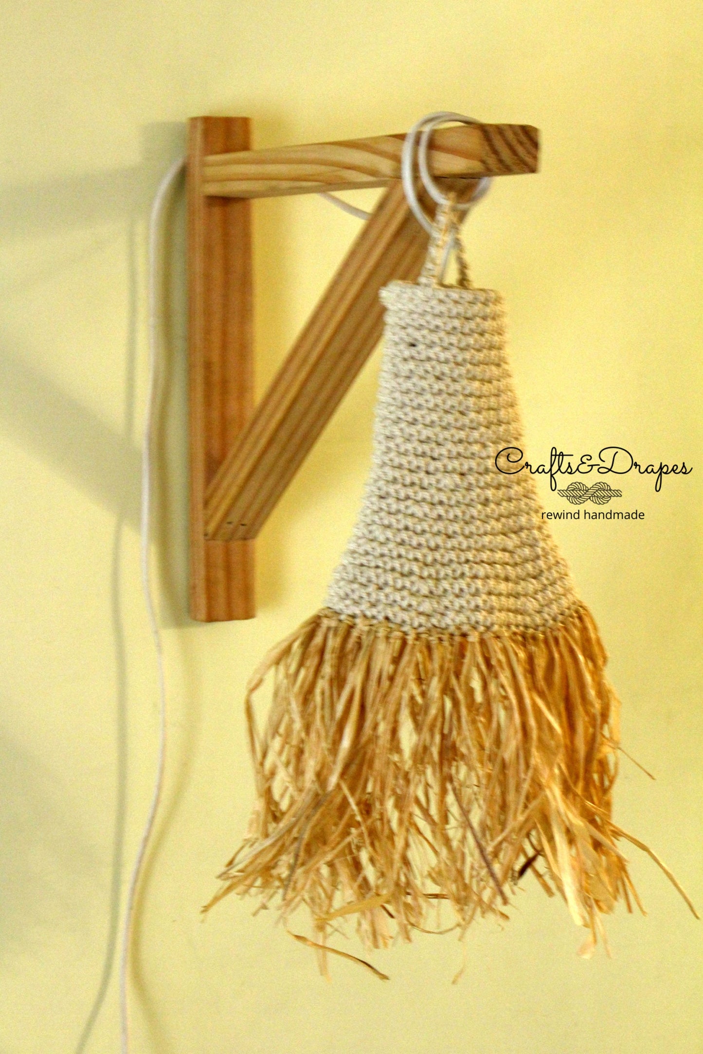 Rustic Crochet Lampshade |  U M A Y