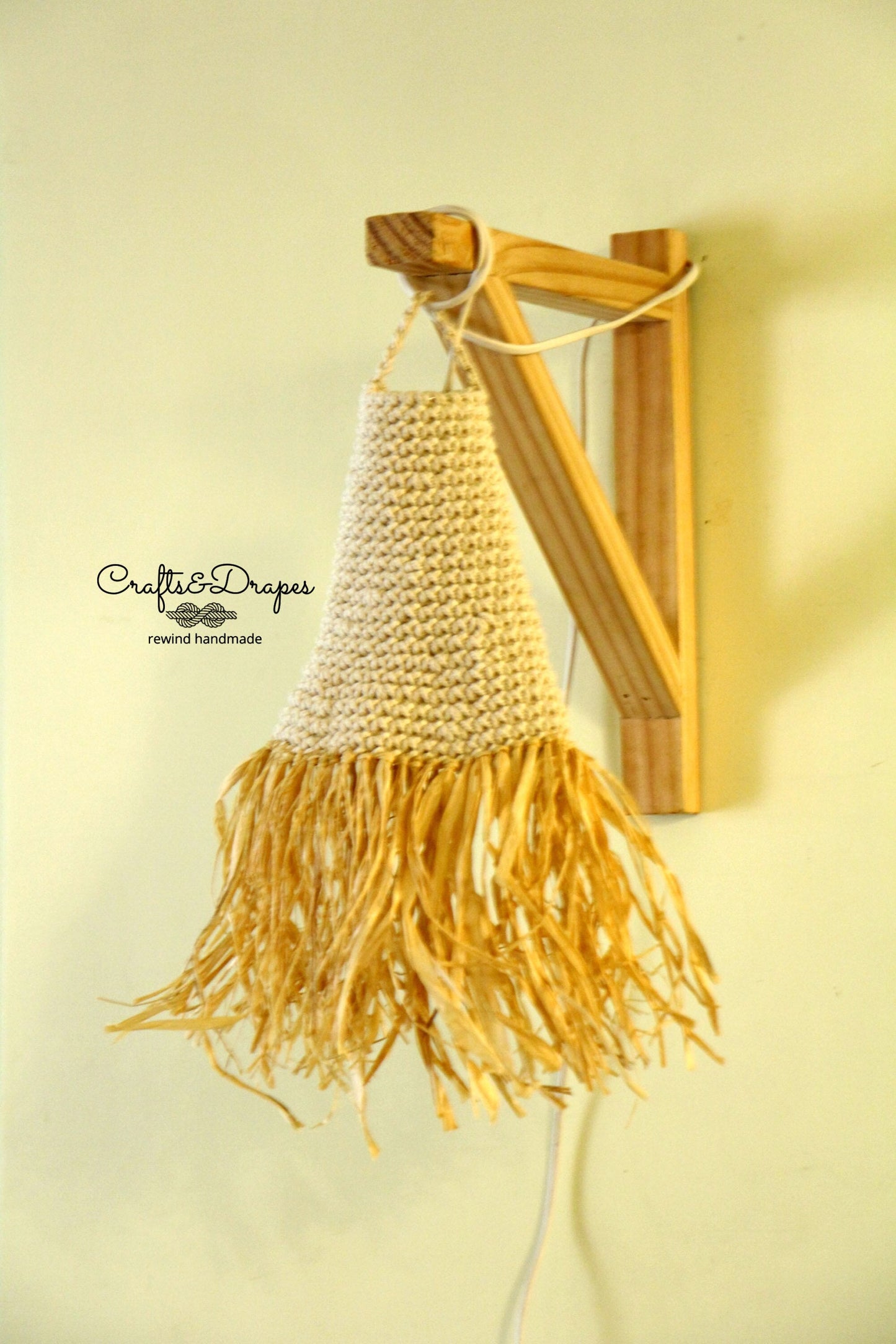 Rustic Crochet Lampshade |  U M A Y