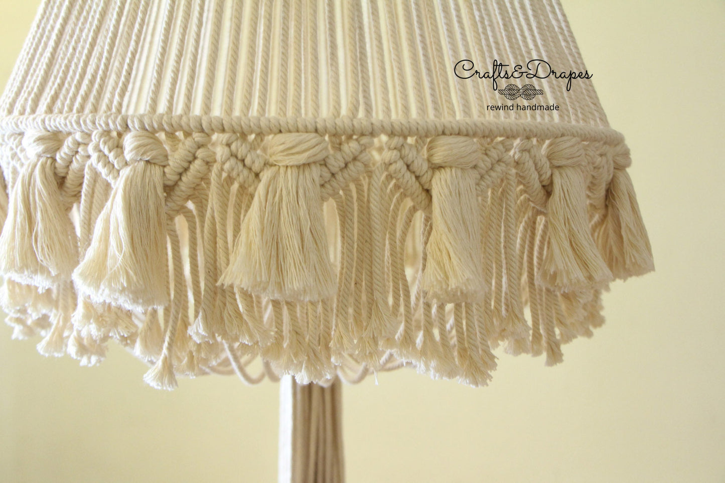 Boho Macrame Fringe Chandelier |  KATARA