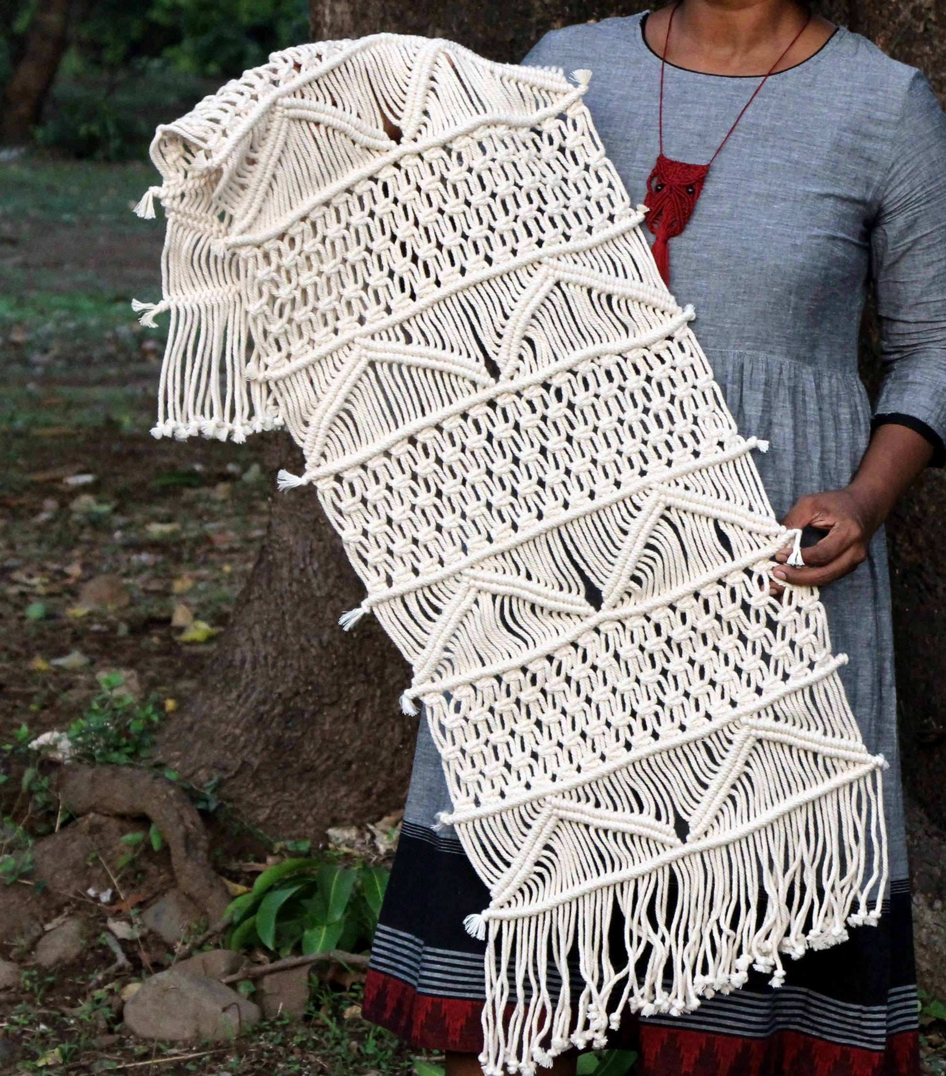 Macrame Bed Runner