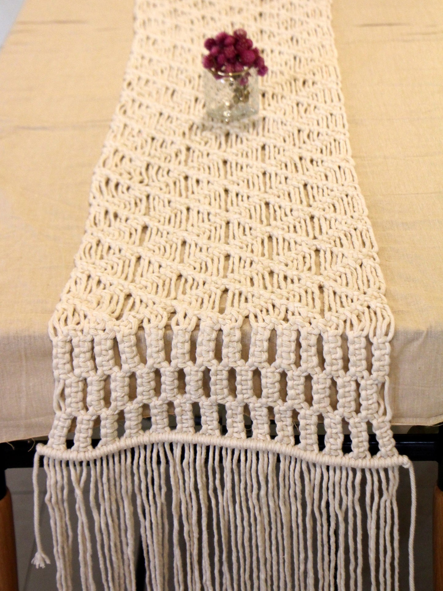 Macrame Table Runner