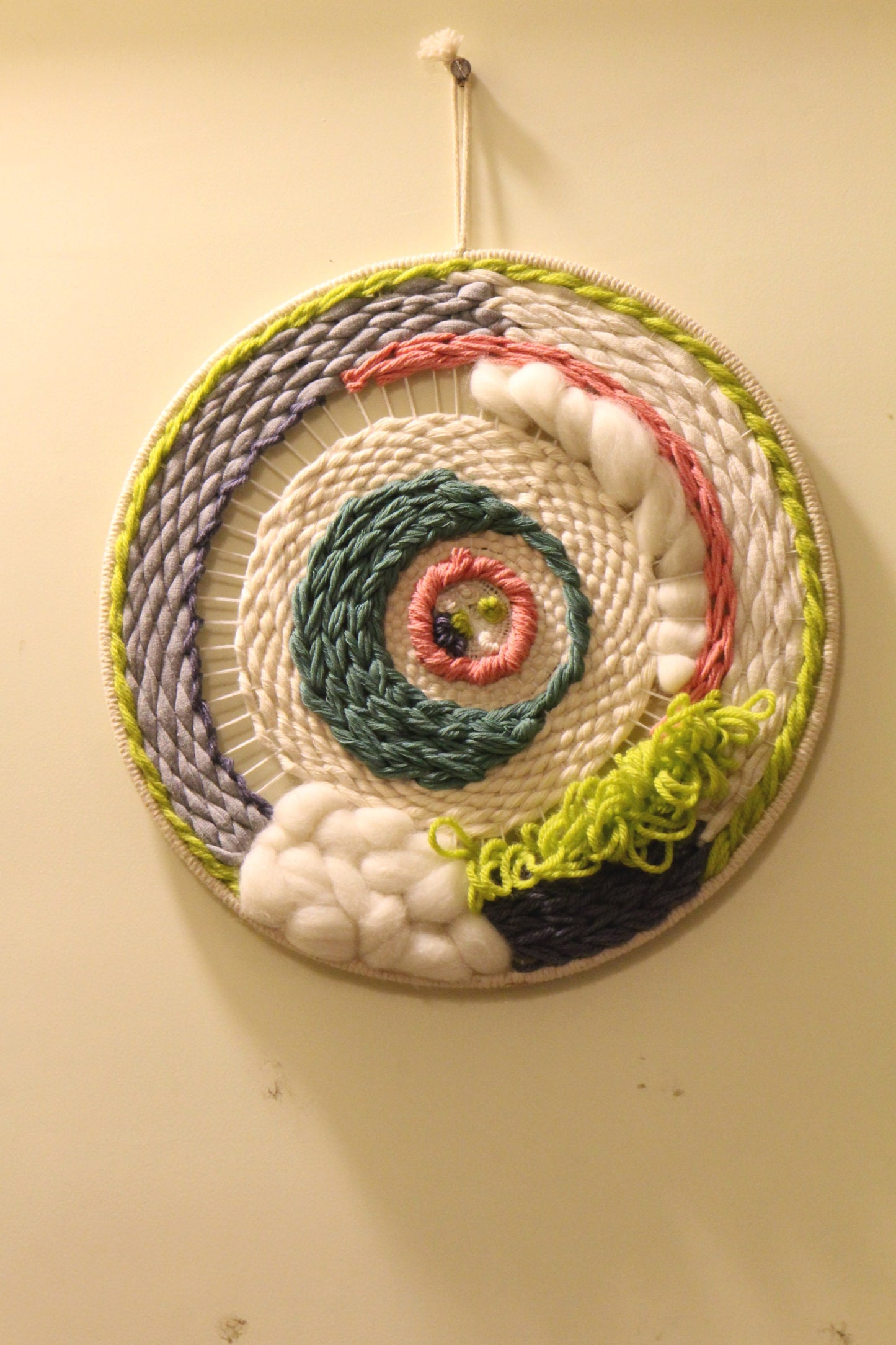 Circular Weave Wall Decor |  A R O H A  | Fiber Art