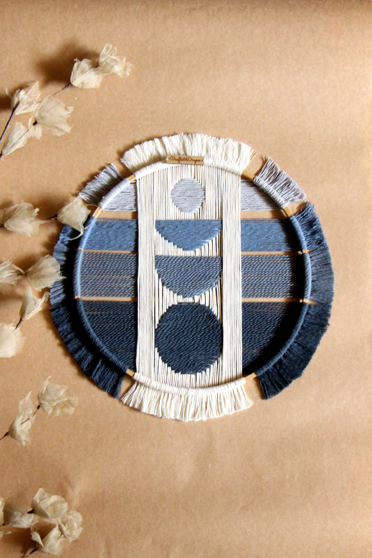 Circular Weaving Wall Art|  L U N A R