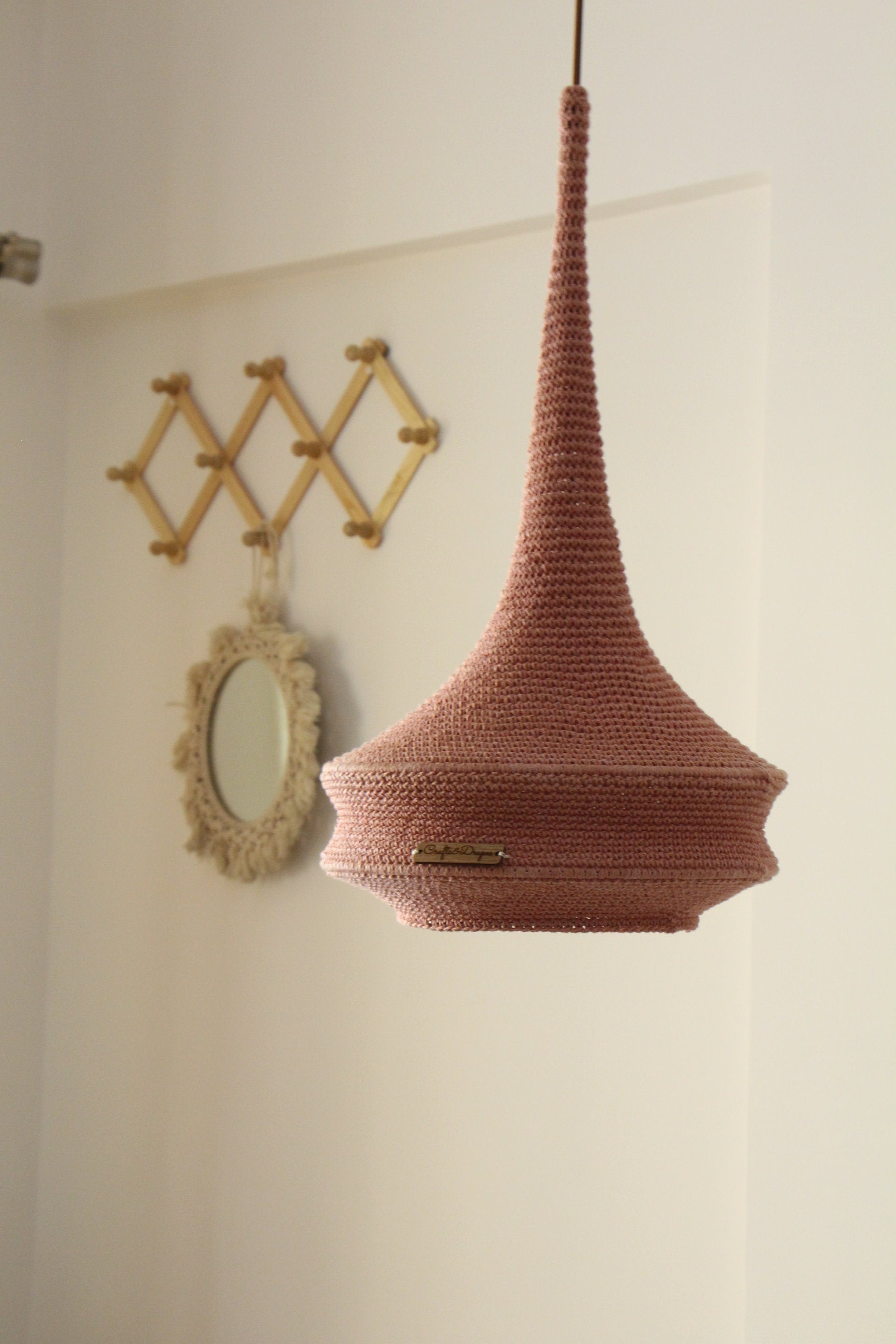 crochet lampshade