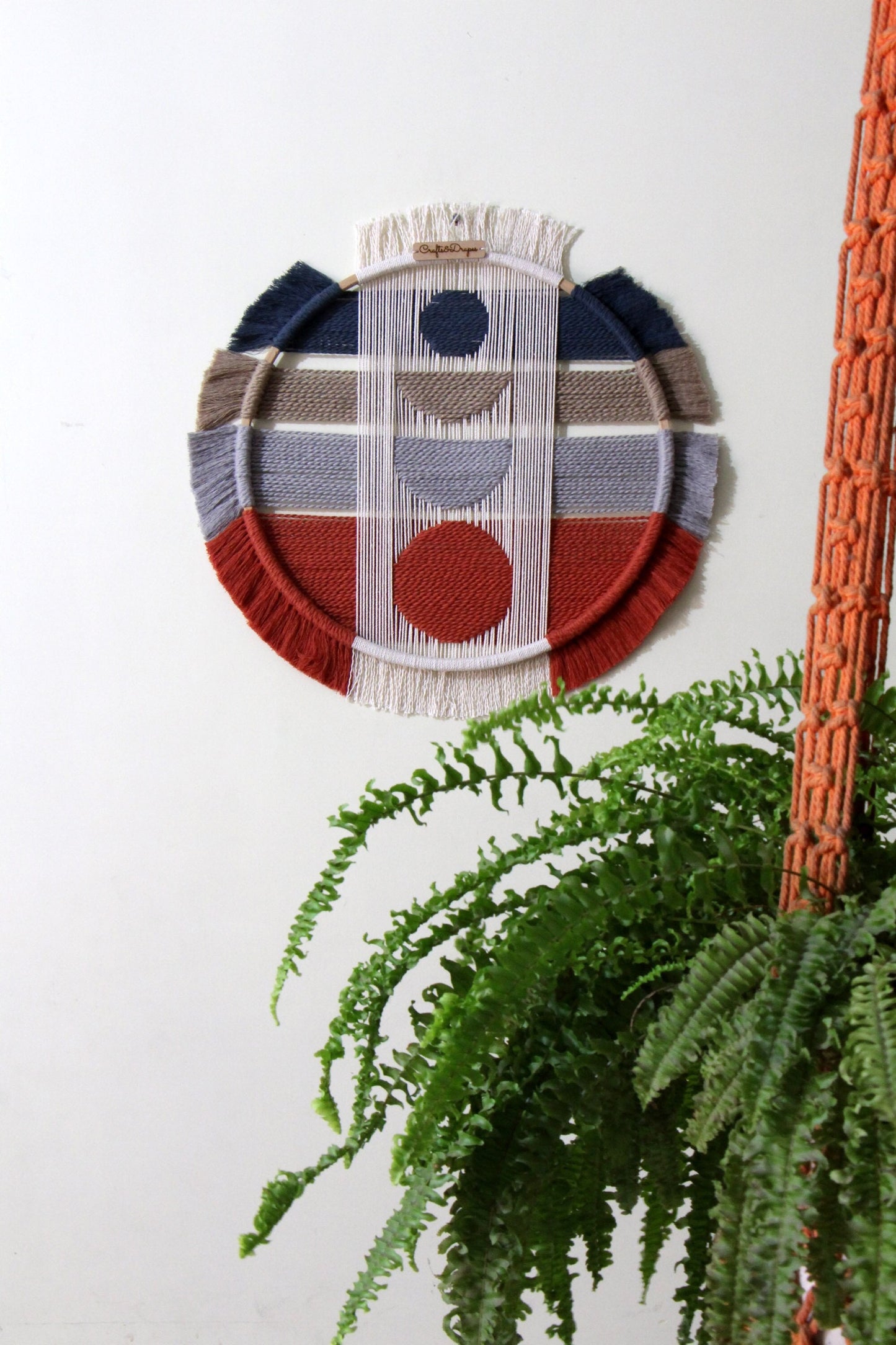 Circular Weaving Wall Art|  L U N A R