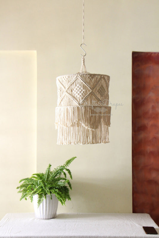 Boho Macrame Fringe Chandelier | ALARA